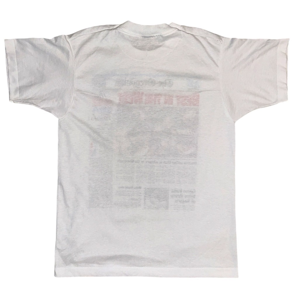 Vintage 1992 Portland Trail Blazers Best in The West NBA TShirt Oregonian Large - Picture 3 of 6